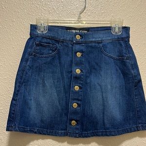 EXPRESS Blue Jean Skirt 00